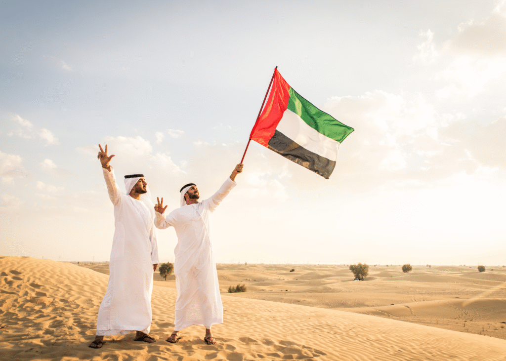 Dubai business contants in the desert