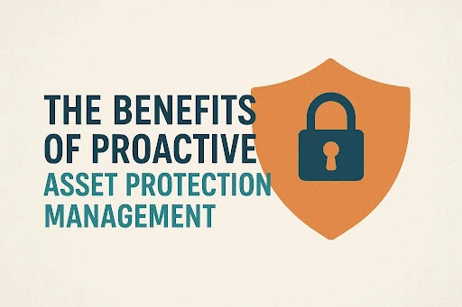 Illustration showing the benefits of proactive asset protection in the uae