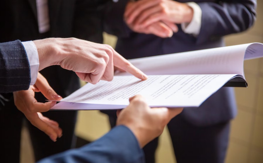 professional checking the articles of association (AoA)